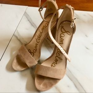 Sam Edelman “Yaro” Ankle Strap Heeled Sandal